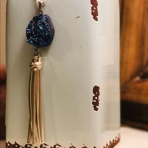 Handmade Raw Rock Necklace